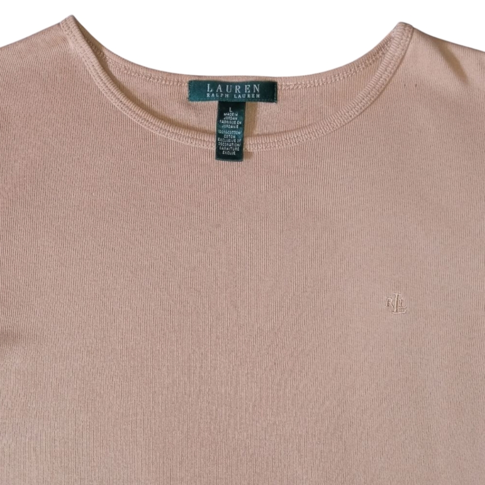 Ralph Lauren Women's Tan Long Sleeve Top - Picture 9 of 9